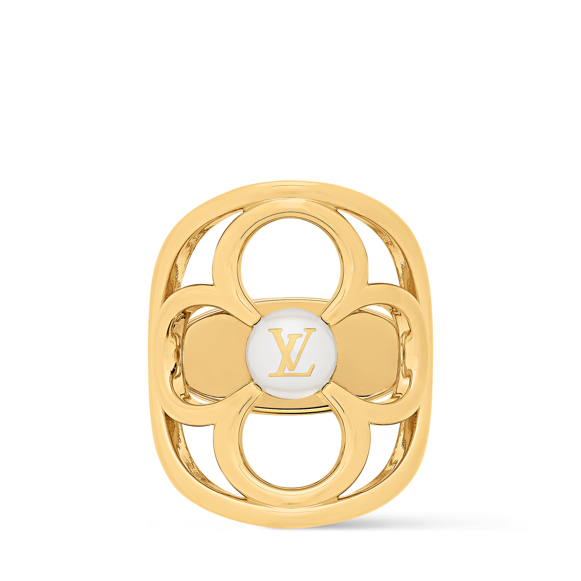 Pearly Flower Scarf Ring S00 - Fashion Jewelry | LOUIS VUITTON